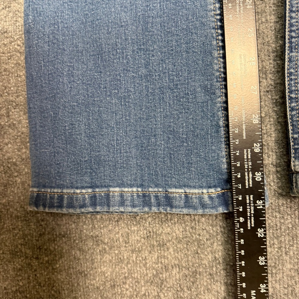 Gap 70s Flare High Rise Jeans Womens 26 2 Medium Indigo Patch Pocket Denim - Picture 8 of 12
